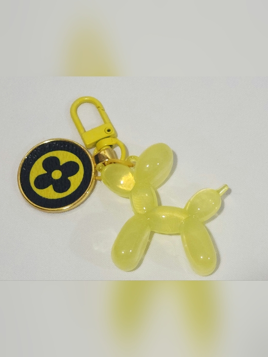 Accessories - Louis Vuitton Multicolor Monogram Yellow Balloon Dog Keychain Bag Charm